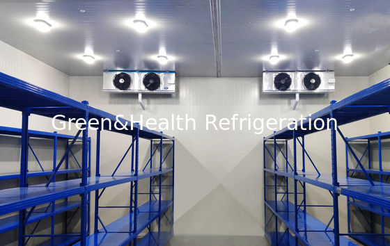 Panel PU Ruang Penyimpanan Dingin Walk-In Freezer Ruangan Dingin Modular Dengan Suhu Berbeda