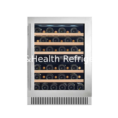 Sertifikat ETL Dual-Zone Electric 60 Botol Wine Cooler untuk penyimpanan dan konservasi anggur