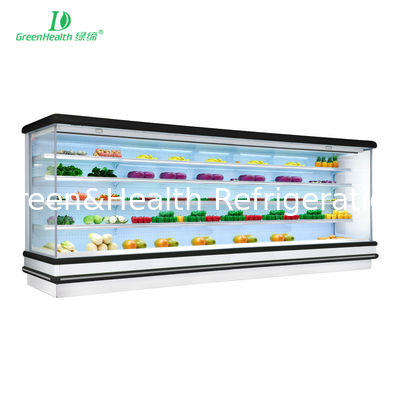 R404a / R134 Multideck Buka Chiller / Supermarket Display Jenis Kipas Pendingin