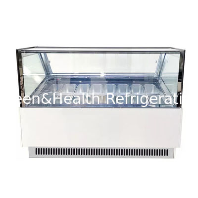 Freeze Free Energy Saving Ice Cream Display Freezer untuk kapasitas penyimpanan yang besar