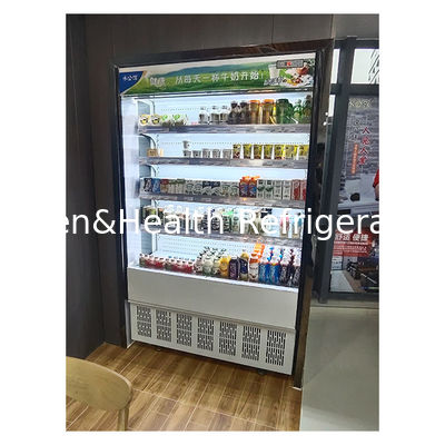 Komersial suhu rendah buah dan sayur penyimpanan kecil Tampilan Air Curtain Cabinet kecil Freezer