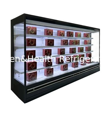 Pendingin Tampilan Multideck Komersial Open Case Chiller Open Case Display Chiller
