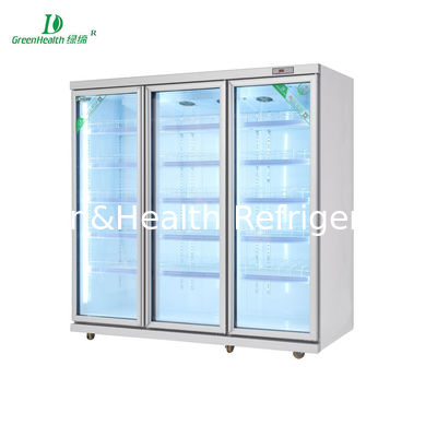 Kaca Pintu Pendingin Minuman Komersial / Freezer Display Supermarket