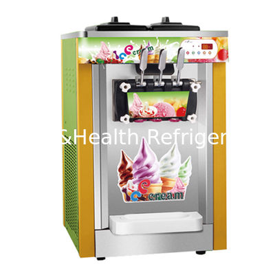 Komersial vertikal Multi Flavor Shop es krim Mesin Manufaktur