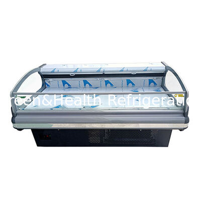 Fresher Meat High-End European Design Fresher Meat Display Freezer penyimpanan pendingin
