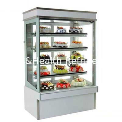 3 Lapisan Decks Digital Thermostat Kipas pendingin Cake Display Freezer Kulkas Display Cabinet