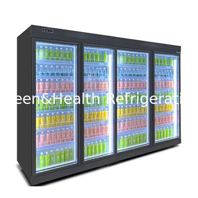 Pendingin Minuman Komersial dengan 5 Rak dan Pengontrol Digital untuk Tampilan Supermarket