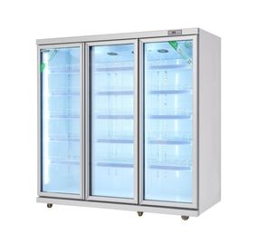 Pintu Kaca Pendingin Minuman Komersial / Freezer Display Supermarket