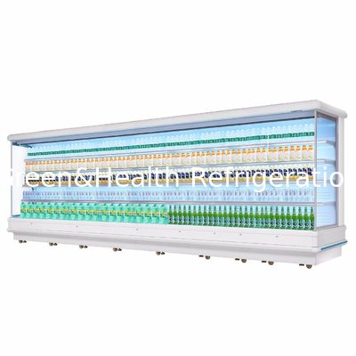 Front Multideck Open Display Chiller Untuk Penghematan Energi Buah Dan Sayur