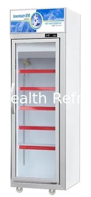 Satu Pintu Komersial Upright Feezer Untuk Pendingin Redbull Dan Air Susu
