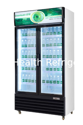 Pendinginan Static Minuman Ringan Komersial Freezer Tegak Dengan Kompresor Panasonic