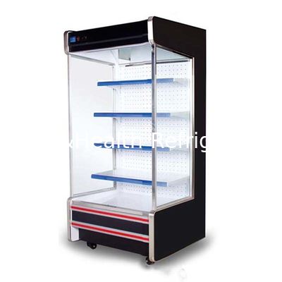 Showcase Multi Deck Komersial Supermarket / Kulkas Tampilan Cuitain Udara / Pendingin Minuman Sayuran