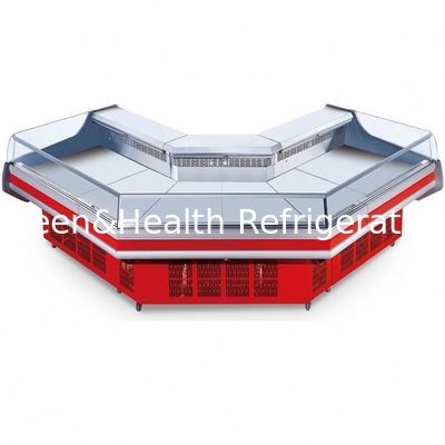 Daging Chiller Daging Tukang Daging Menampilkan Showcase Penghematan Energi Kapasitas Besar