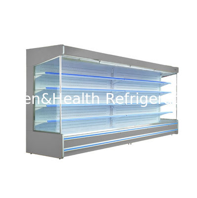 1000 * 1550mm Supermarket Minuman Multideck Open Chiller