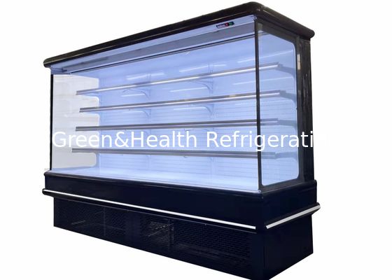 R404a Sayuran Buah Open Freezer Supermarket Multideck Chillers