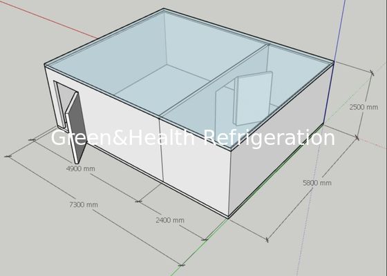 Ruang Dingin Industri Dingin dan Pembekuan Dengan Unit Kondensasi